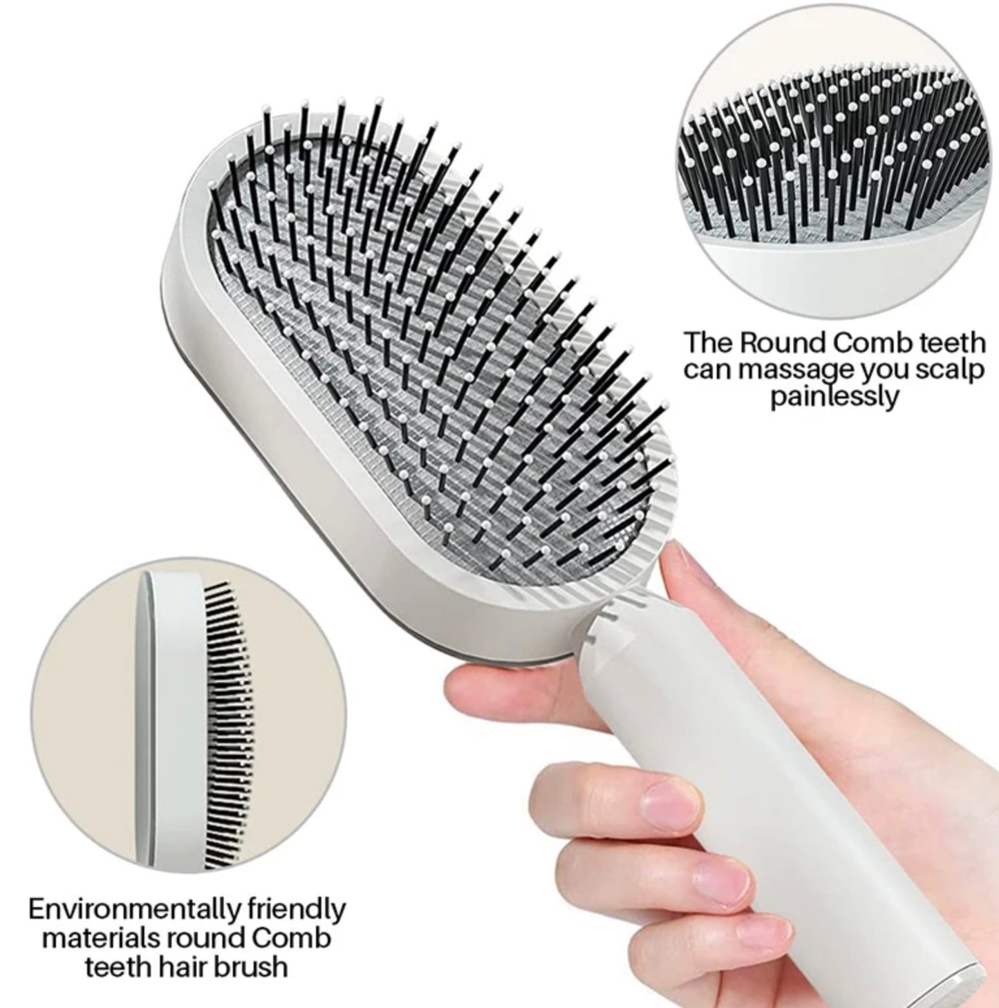 Self Cleaning Hair Brush